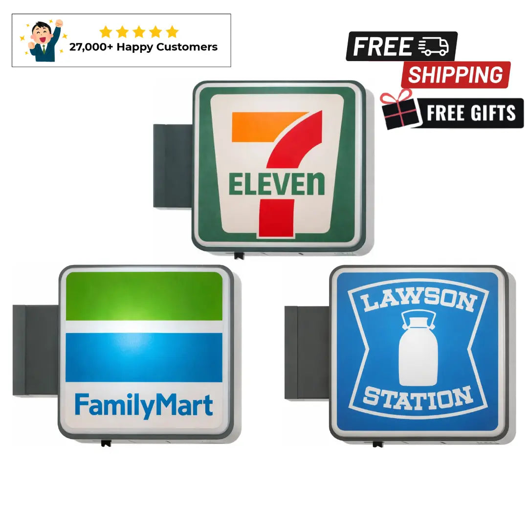 Mini Konbini Light Magnets – small Japanese convenience store LED fridge magnets