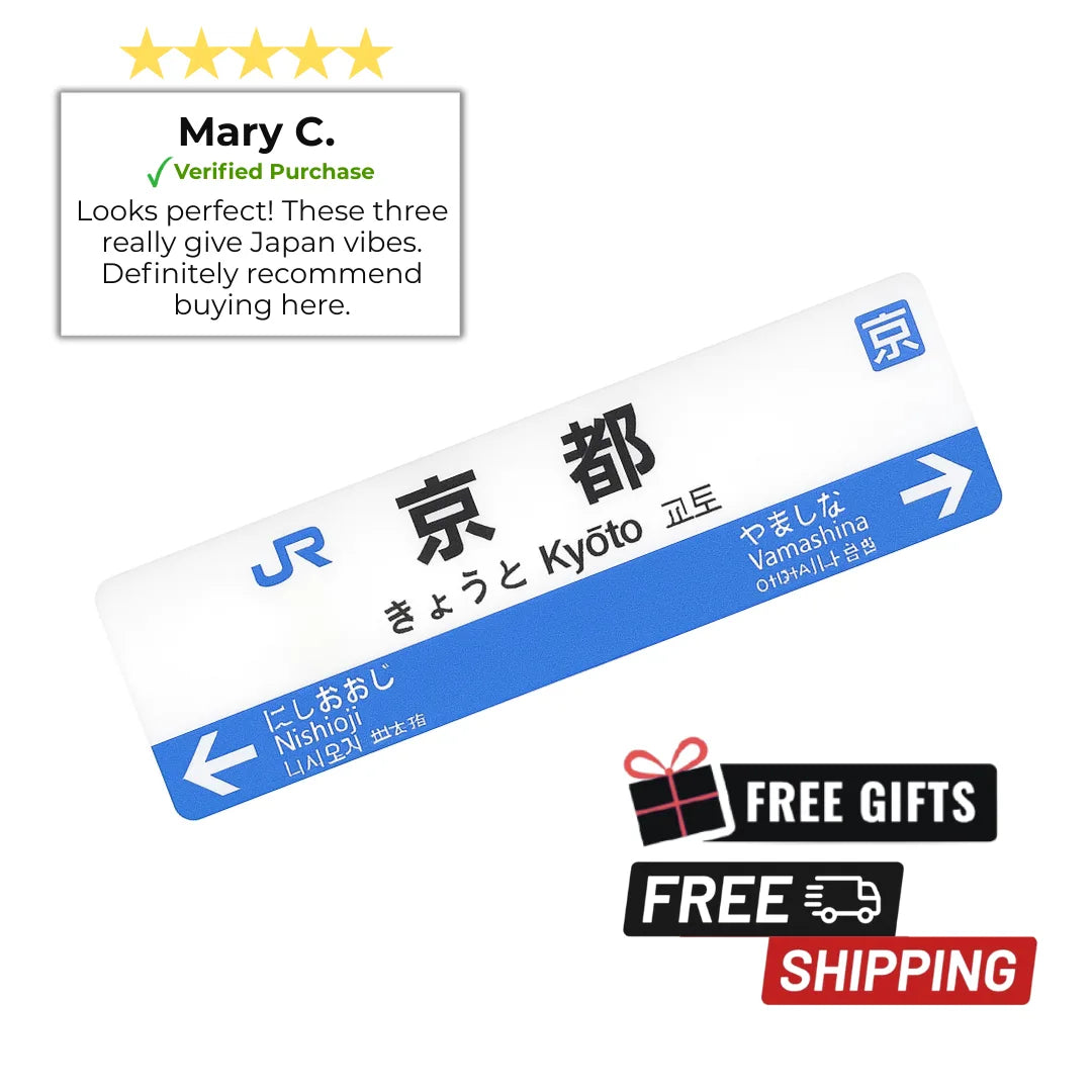 Japan light magnets – Tokyo, Osaka and Kyoto LED fridge magnet set